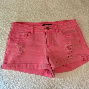 Pink Jean Shorts - Size 27